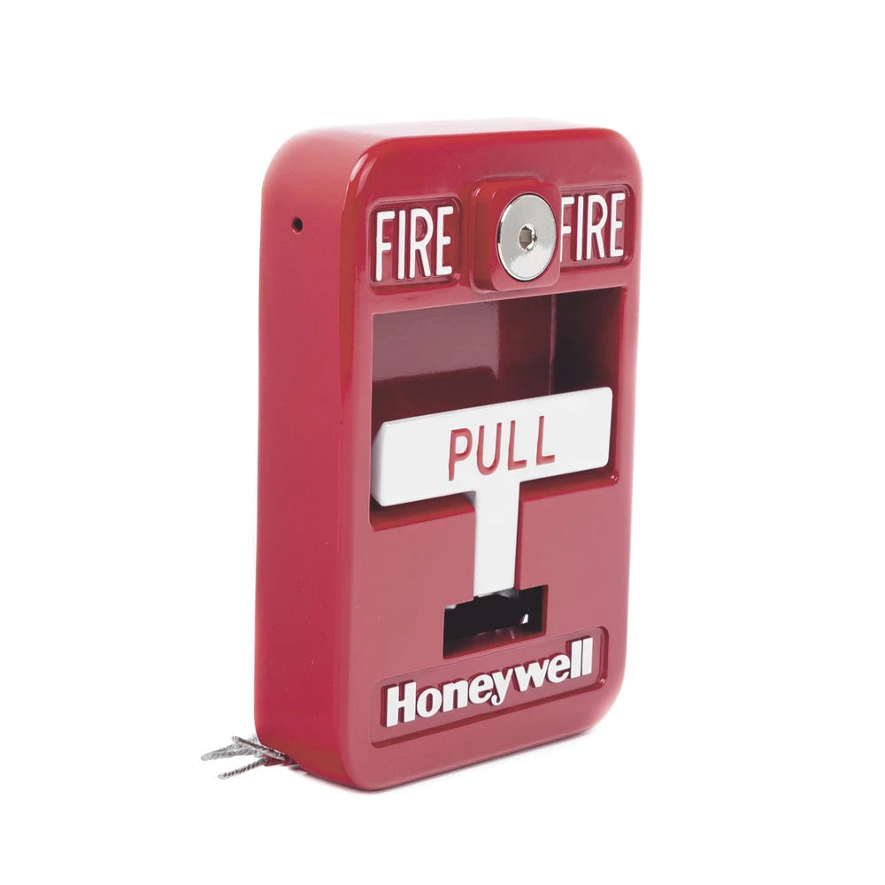 ESTACIÓN DE JALÓN CONVENCIONAL DE ACCIÓN SIMPLE COLOR ROJA-Estaciones Manuales de Emergencia-HONEYWELL HOME RESIDEO-Bsai Seguridad & Controles