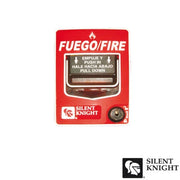 ESTACIÓN DE JALÓN DE DOBLE ACCIÓN, RESTABLECIMIENTO CON CERRADURA-Estaciones Manuales de Emergencia-SILENT KNIGHT BY HONEYWELL-Bsai Seguridad & Controles