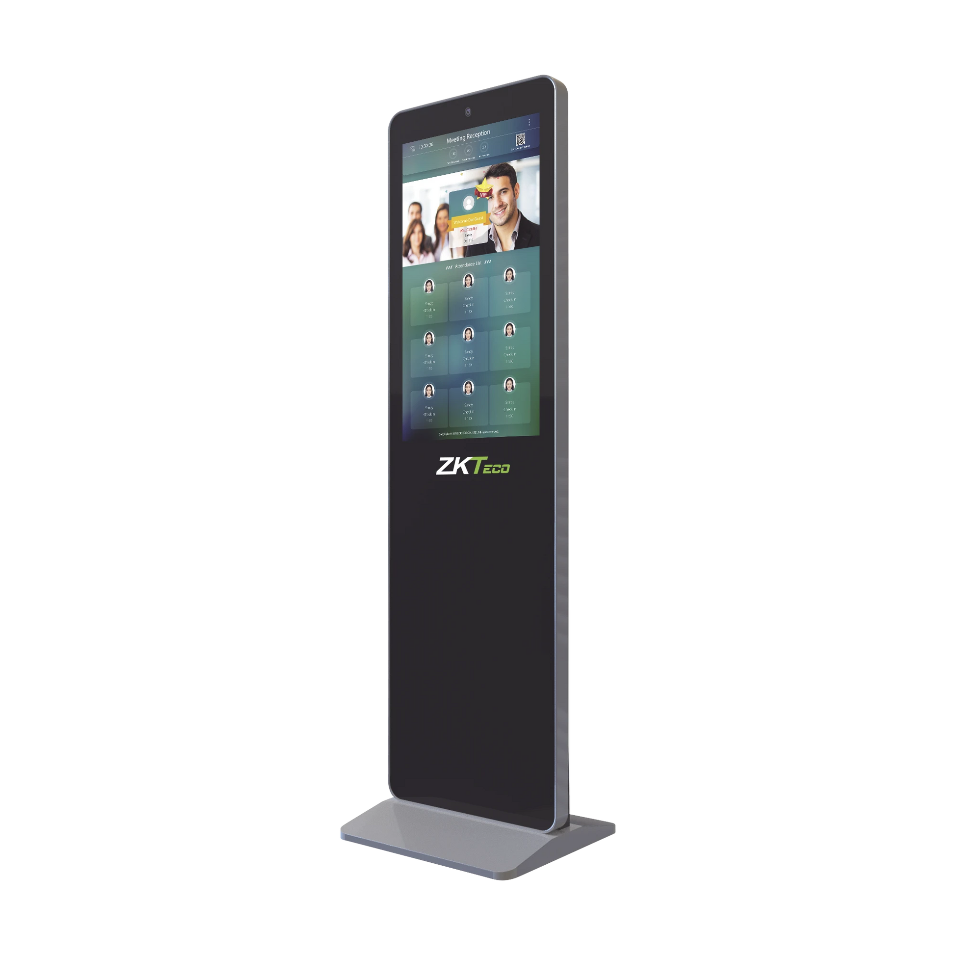 ESTACION DE PUBLICIDAD CON PANTALLA DE 32 PULGADAS CON RECONOCIMIENTO FACIAL DE HASTA-Biometricos-ZKTECO-Bsai Seguridad & Controles