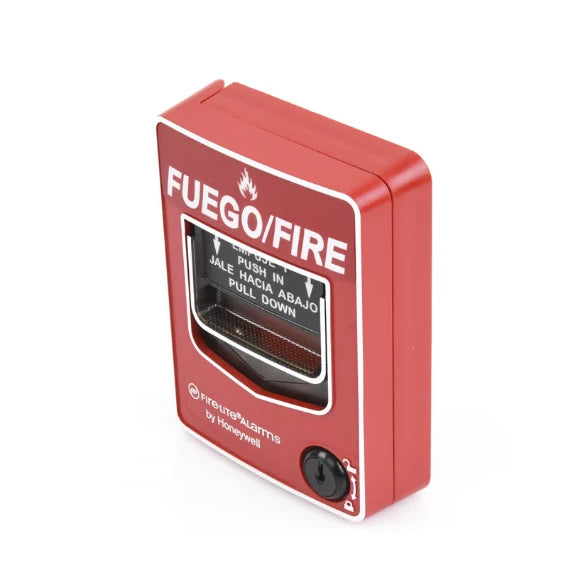 ESTACIÓN MANUAL DE EMERGENCIA, DOBLE ACCIÓN, CONVENCIONAL, MENSAJE EN ESPAÑOL-Estaciones Manuales de Emergencia-FIRE-LITE-Bsai Seguridad & Controles