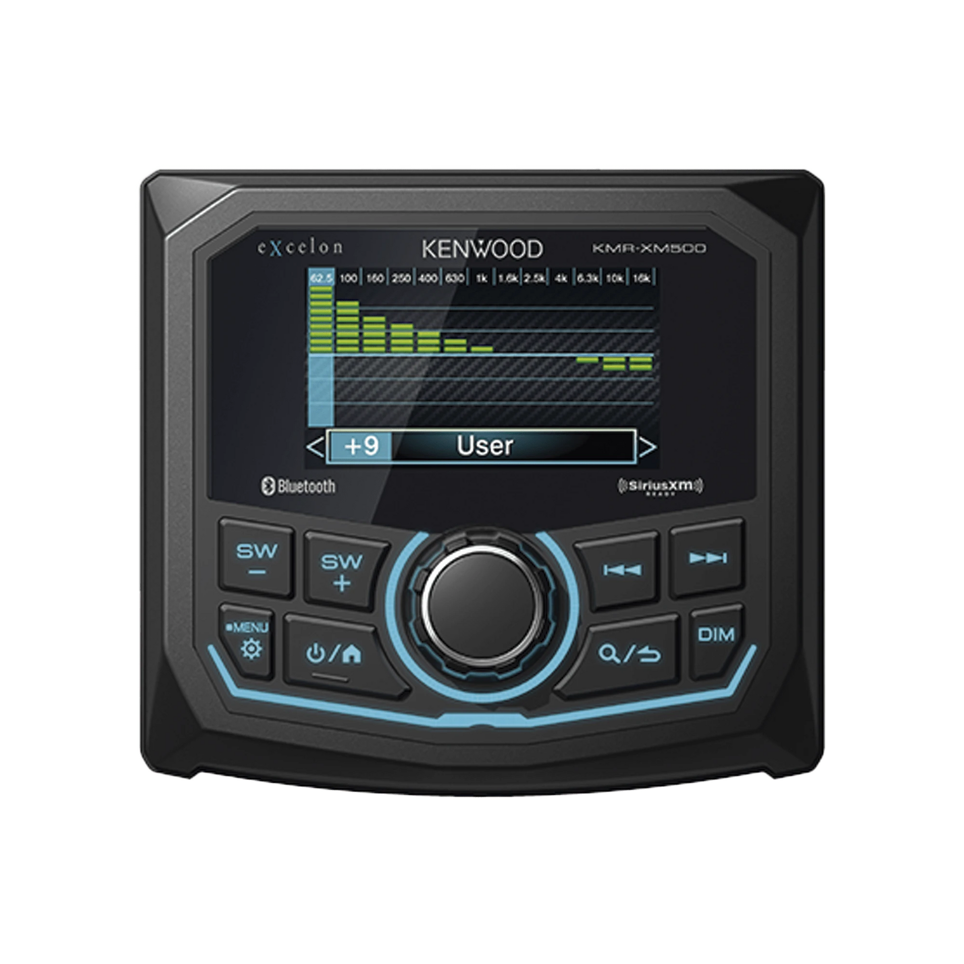 ESTÉREO MARINO SUMERGIBLE IP66, CON PANTALLA DE 2.7 PULGADAS, CONEXIÓN BLUETOOTH, ILUMINACIÓN MULTICOLOR VARIABLE, CON ENTRADA USB-Soluciones Marinas-JVC KENWOOD-Bsai Seguridad & Controles