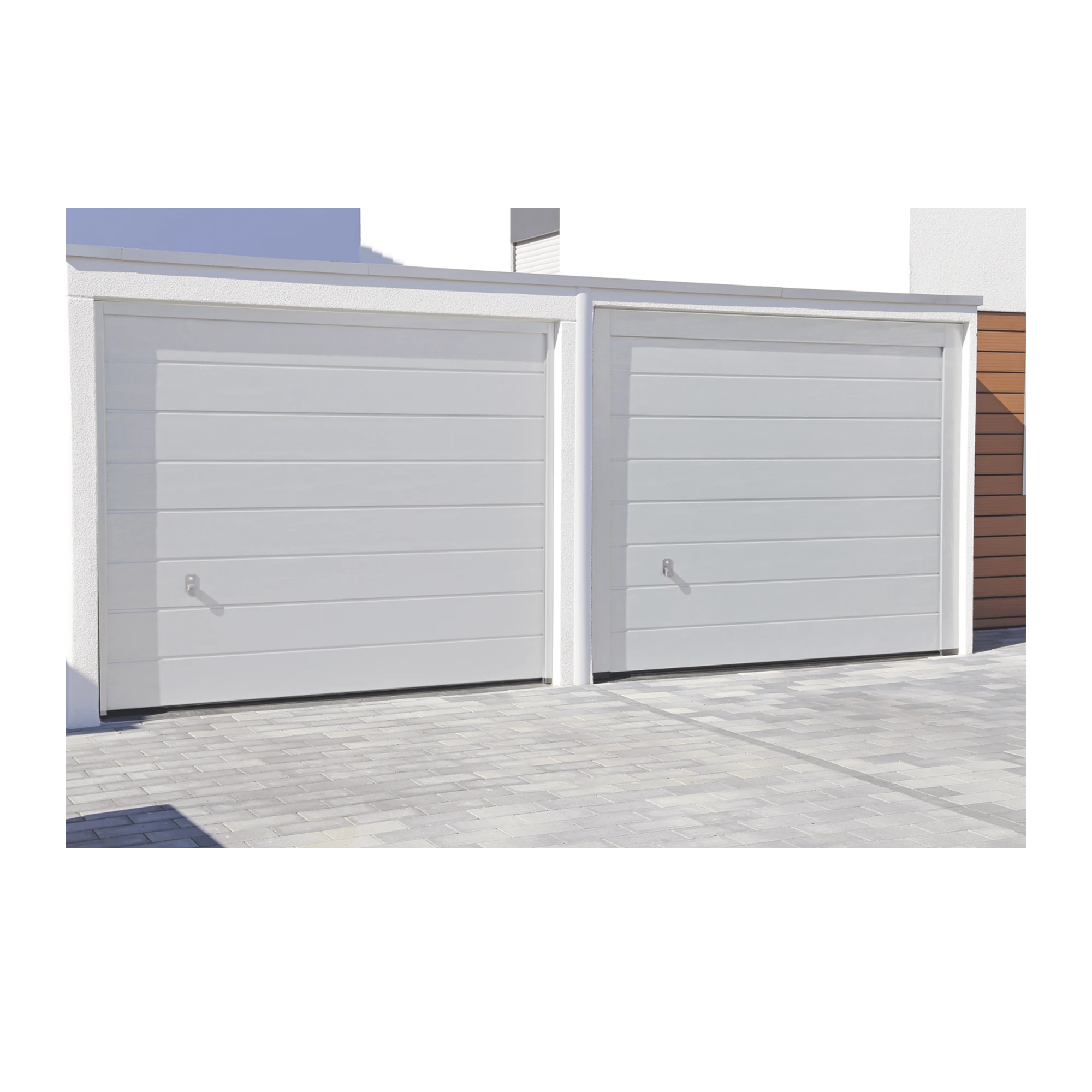 SECCIÓN PARA PUERTA DE GARAGE / LISA / COLOR BLANCO / PARA GARAGE168 / ESTILO AMERICANA.-Acceso Vehicular-ACCESSPRO-Bsai Seguridad & Controles