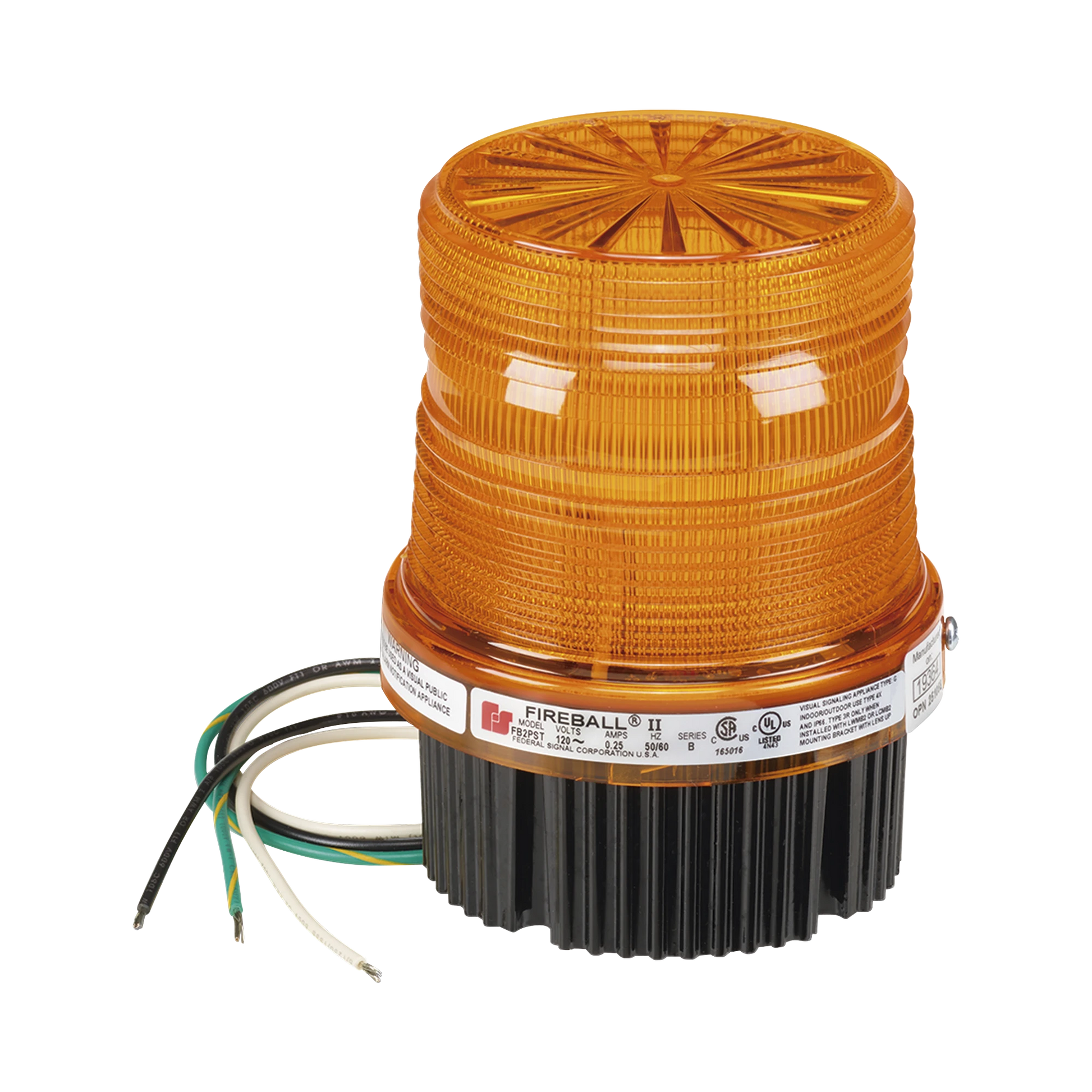 ESTROBO FIREBALL PARA UBICACIONES PELIGROSAS, UL Y CUL, 120 VCA, AMBAR-Sirenas y Estrobos-FEDERAL SIGNAL INDUSTRIAL-Bsai Seguridad & Controles