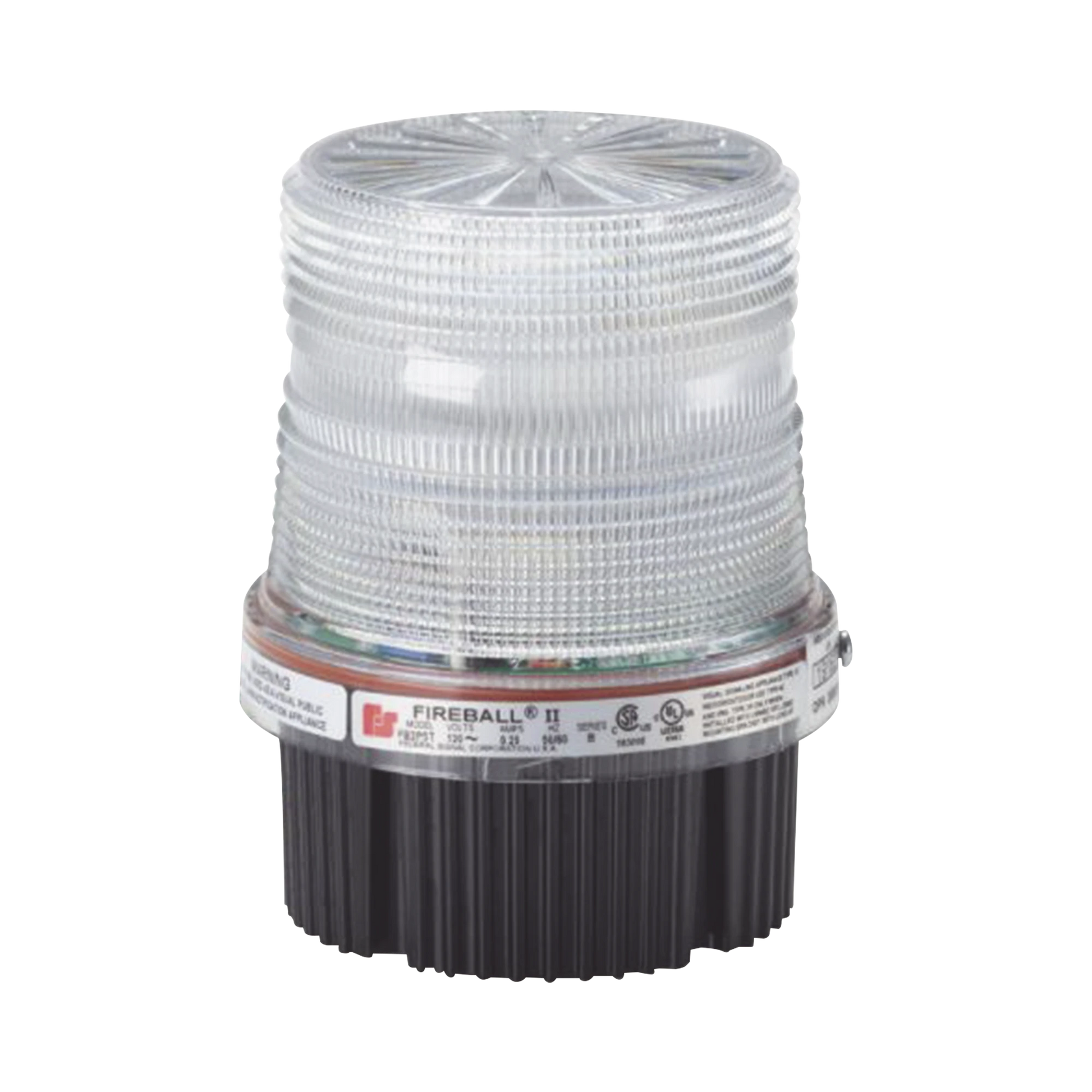 ESTROBO FIREBALL, UL Y CUL, 12-24 VCD, CLARO-Estrobos/Giratorias-FEDERAL SIGNAL INDUSTRIAL-Bsai Seguridad & Controles