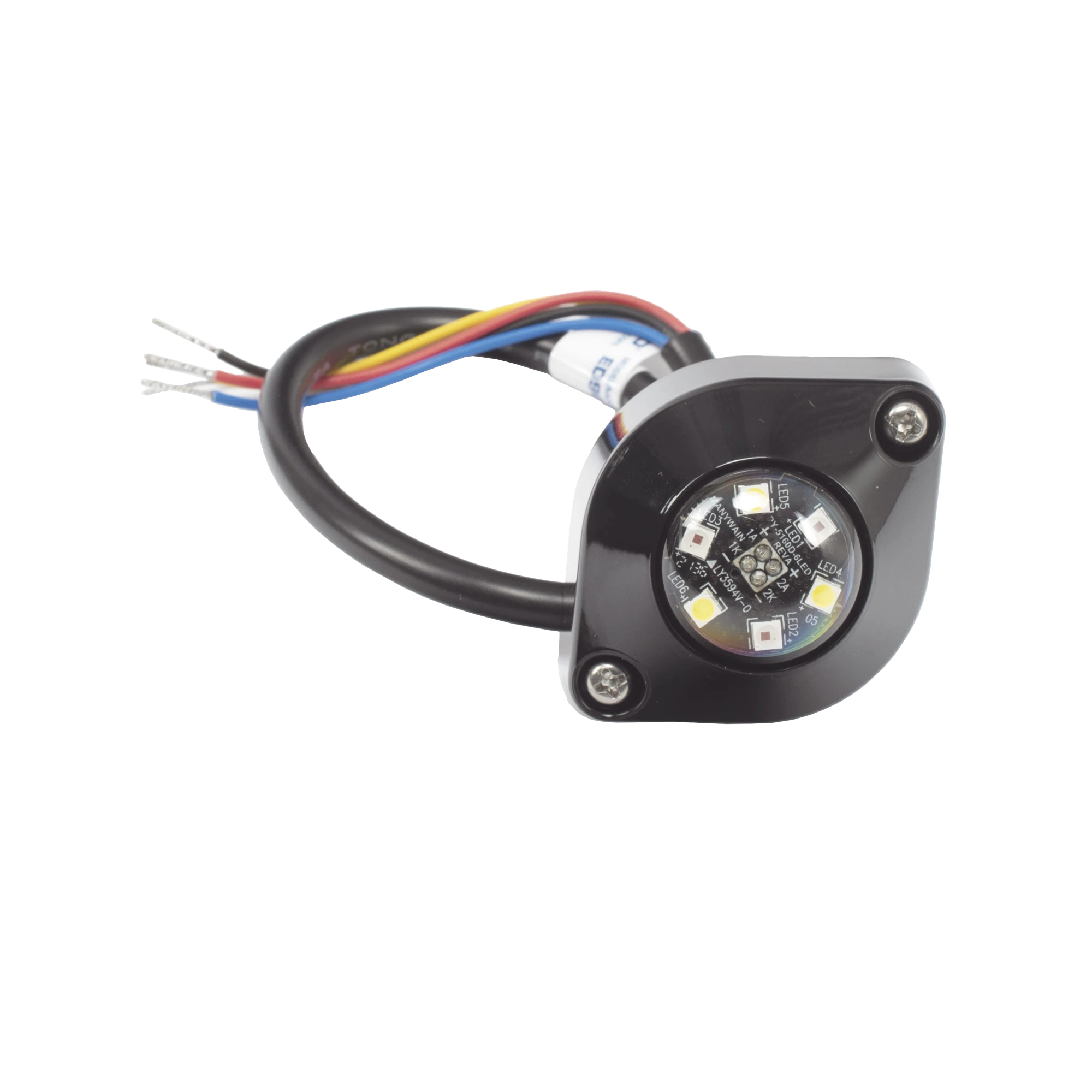ESTROBO OCULTO DE 6 LED COLOR AZUL SERIE ED9015-Estrobos / Burbujas Vehiculares-ECCO-Bsai Seguridad & Controles