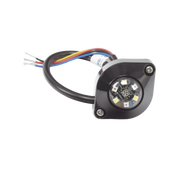 ESTROBO OCULTO DE 6 LED COLOR ROJO SERIE ED9015-Estrobos / Burbujas Vehiculares-ECCO-Bsai Seguridad & Controles