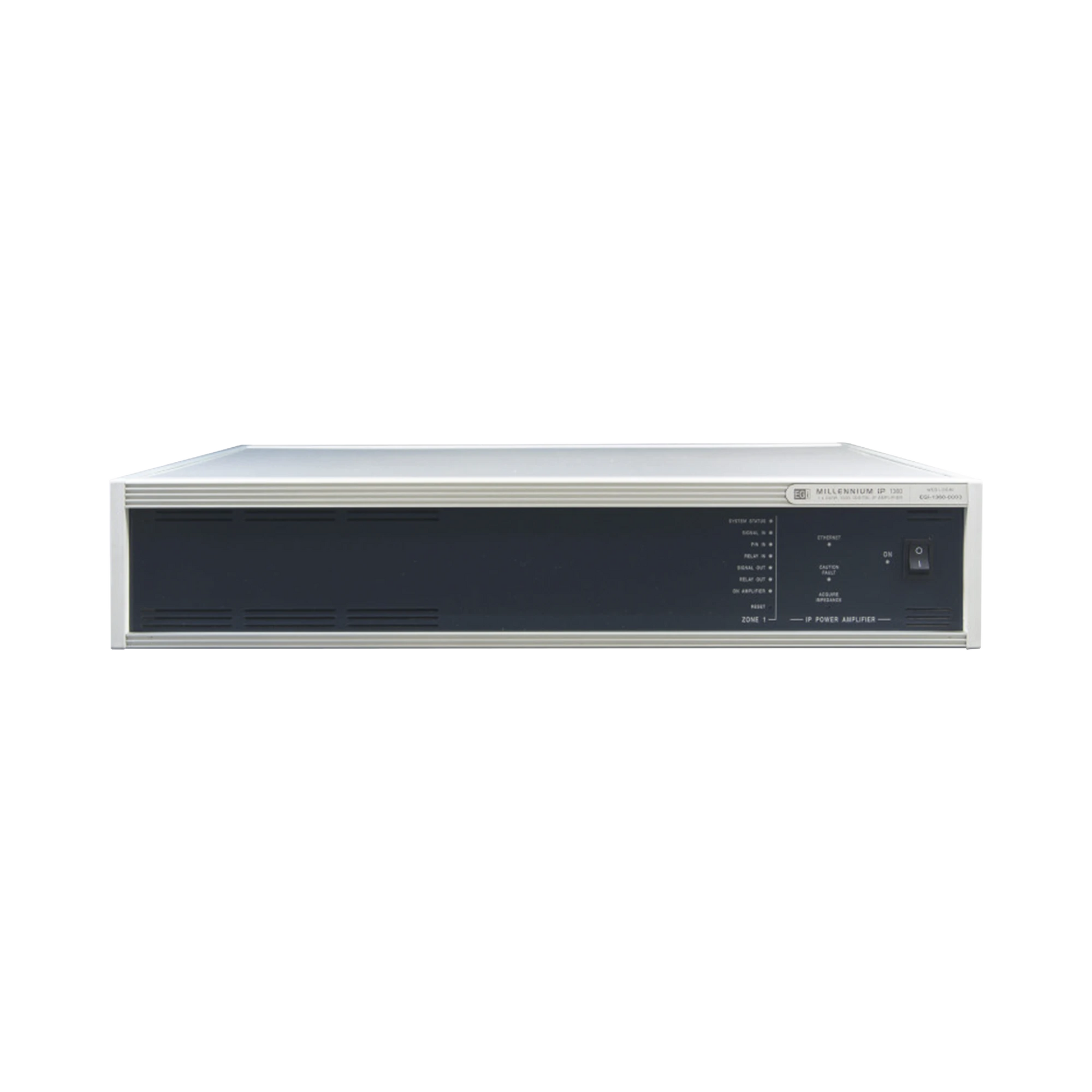 ETAPA DE POTENCIA DIGITAL 1X240W 100V MILLENNIUM IP CON CONECTIVIDAD IP LAN, SUPERVISON, CALIDAD DE SONIDO HQ PARA 1 ZONA, EN FORMATO RACK 2U-VoIP - Telefonía IP - Videoconferencia-EGI AUDIO SOLUTIONS-Bsai Seguridad & Controles