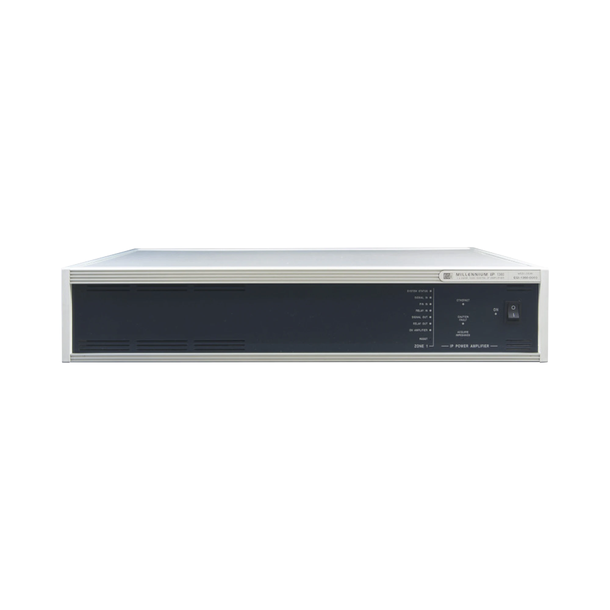 ETAPA DE POTENCIA DIGITAL 1X240W 100V MILLENNIUM IP CON CONECTIVIDAD IP LAN, SUPERVISON, CALIDAD DE SONIDO HQ PARA 1 ZONA, EN FORMATO RACK 2U-VoIP - Telefonía IP - Videoconferencia-EGI AUDIO SOLUTIONS-Bsai Seguridad & Controles