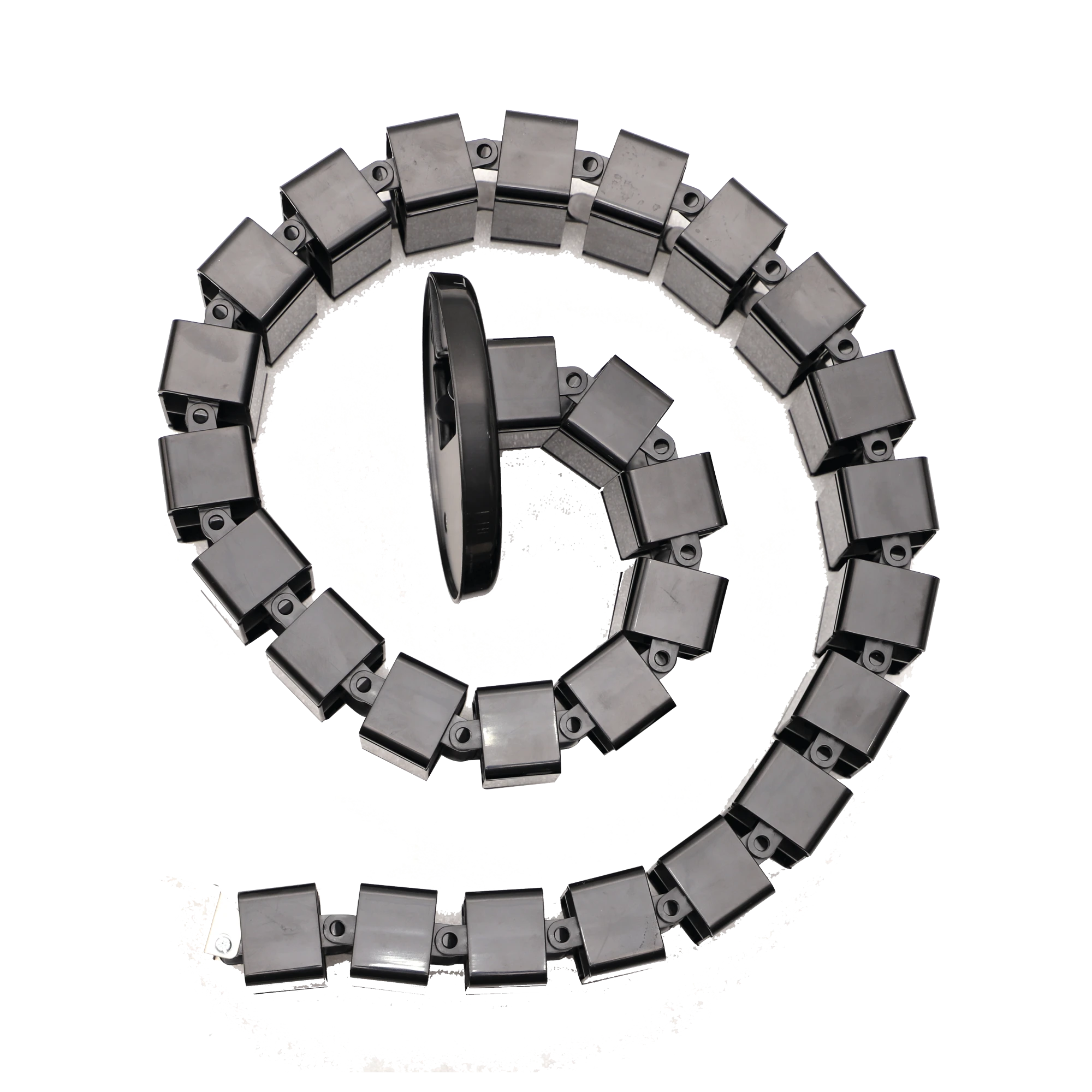 PORTACABLE DE TIPO CADENA PARA ESCRITORIO / 1200MM DE LONGITUD / EVITA QUE LOS CABLES SE ENREDEN O TENSEN AL MOMENTO DE ELEVAR LA ALTURA-Monitores Pantallas y Mobiliario-EPCOM INDUSTRIAL-Bsai Seguridad & Controles