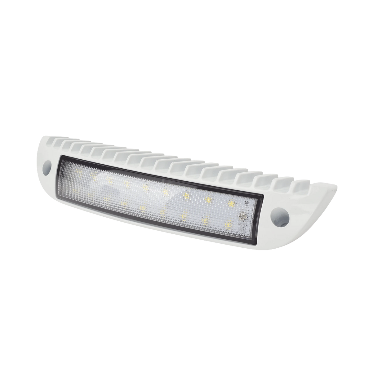 LUZ DE CORTESÍA CON BISEL COLOR BLANCO IDEAL PARA AMBULANCIAS Y VEHÍCULOS DE RESCATE