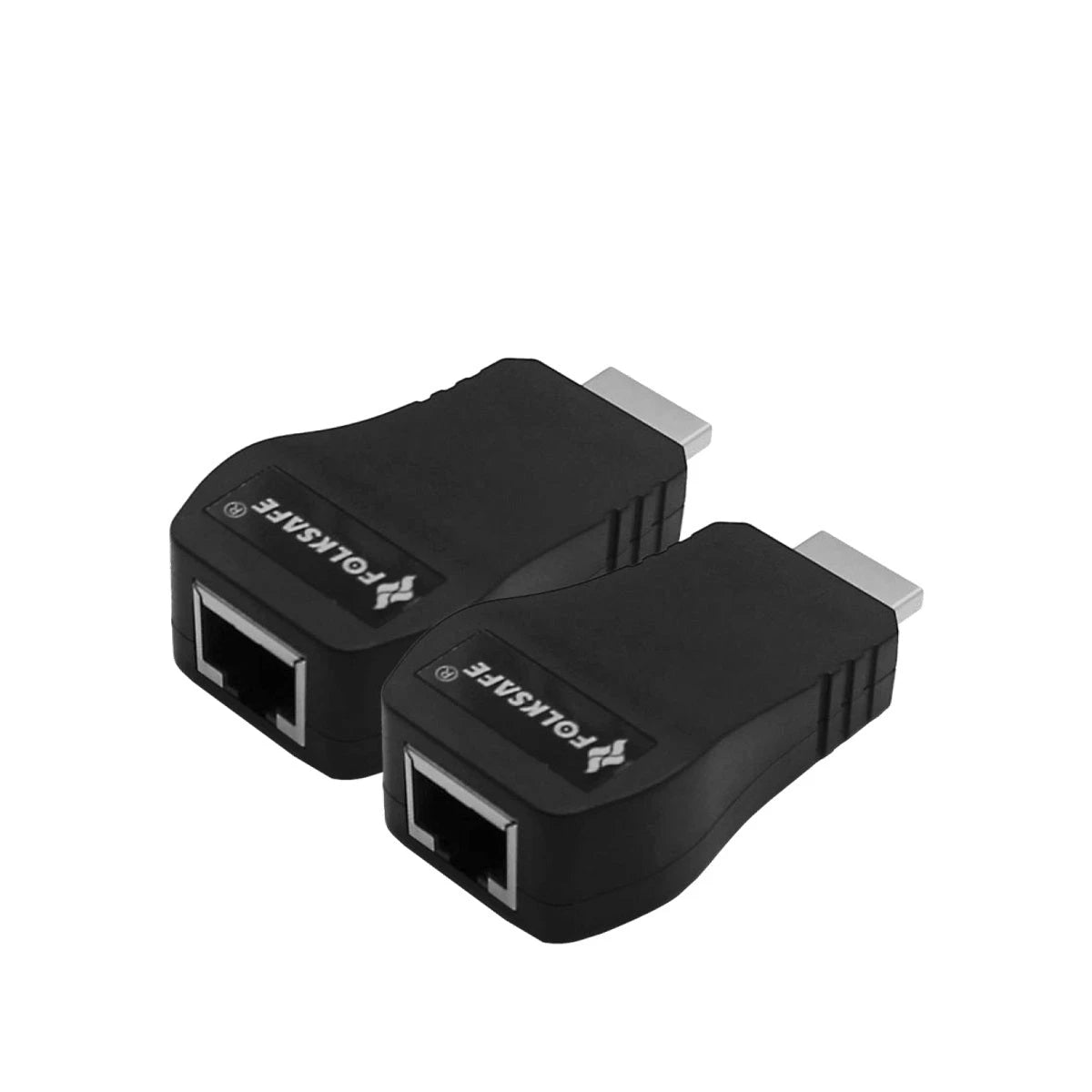 EXTENSOR HDMI FS-HD2000E FOLKSAFE TRANSMISOR Y RECEPTOR HASTA 50M CON UTP CAT5E Y 60M CON UTP CAT6 / EXTENCION DE SEÑAL HDMI - ALIMENTACIÓN 5VCD@1AMP TIPO "C" HASTA 1080P FÁCIL DE INSTALAR Y MANIPULAR-Monitores-FOLKSAFE-Bsai Seguridad & Controles