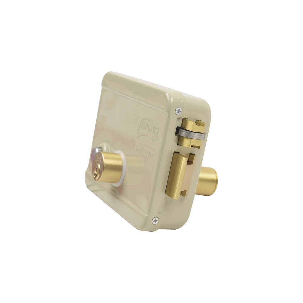 CERRADURA ELÉCTRICA / INCLUYE LLAVE / DERECHA/ CON BOTÓN INTEGRADO /EXTERIOR-Cerraduras-ASSA ABLOY-Bsai Seguridad & Controles