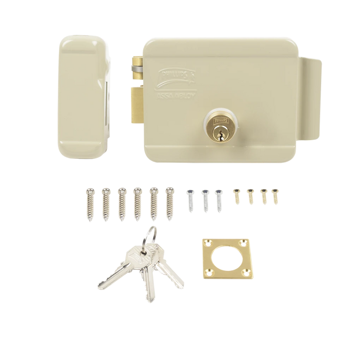 CERRADURA ELÉCTRICA /INCLUYE LLAVE / IZQUIERDA / EXTERIOR-Cerraduras-ASSA ABLOY-321-DCI-ABG-Bsai Seguridad & Controles