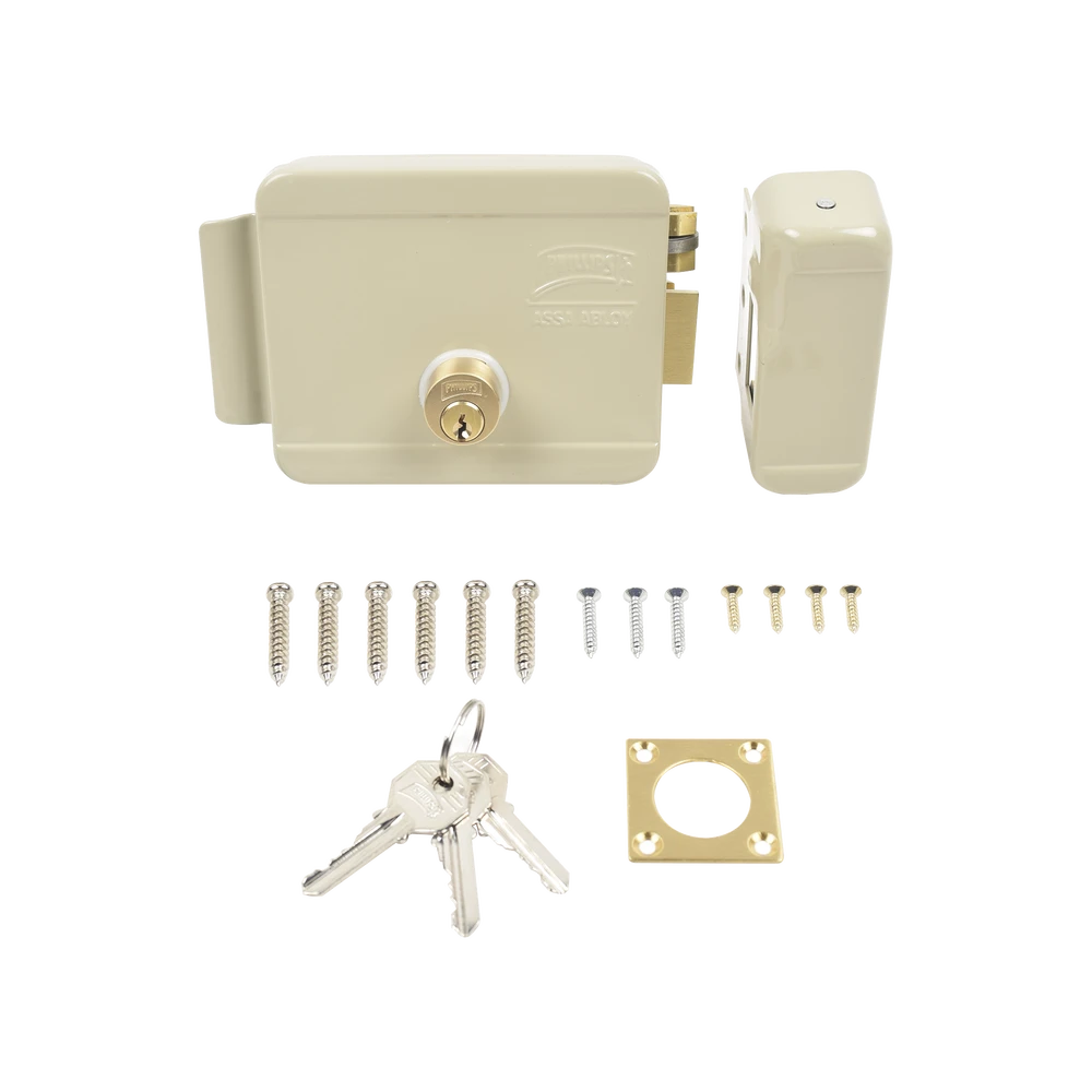 CERRADURA ELÉCTRICA / INCLUYE LLAVE / DERECHA / EXTERIOR-Cerraduras Eléctricas-ASSA ABLOY-Bsai Seguridad & Controles
