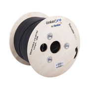 CARRETE DE 1 KM DE FIBRA ÓPTICA DROP, INTERIOR/EXTERIOR G.657A2 MONOMODO DE 2 HILOS, DIELÉCTRICA, FORRO NEGRO-Jumpers y Pigtails-LINKEDPRO BY FIBERHOME-Bsai Seguridad & Controles