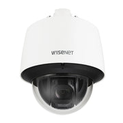 DOMO IP PTZ ANTIVANDÁLICO 2MP / ZOOM ÓPTICO 32X / H.265 & WISESTREAM / WDR 120DB / EXTERIOR IP66-Cámaras IP-HANWHA TECHWIN WISENET-Bsai Seguridad & Controles