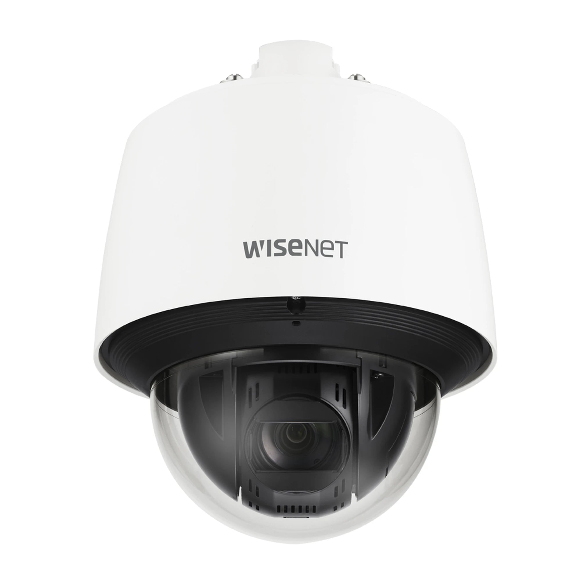 DOMO IP PTZ ANTIVANDÁLICO 2MP / ZOOM ÓPTICO 32X / H.265 & WISESTREAM / WDR 120DB / EXTERIOR IP66-Cámaras IP-HANWHA TECHWIN WISENET-Bsai Seguridad & Controles