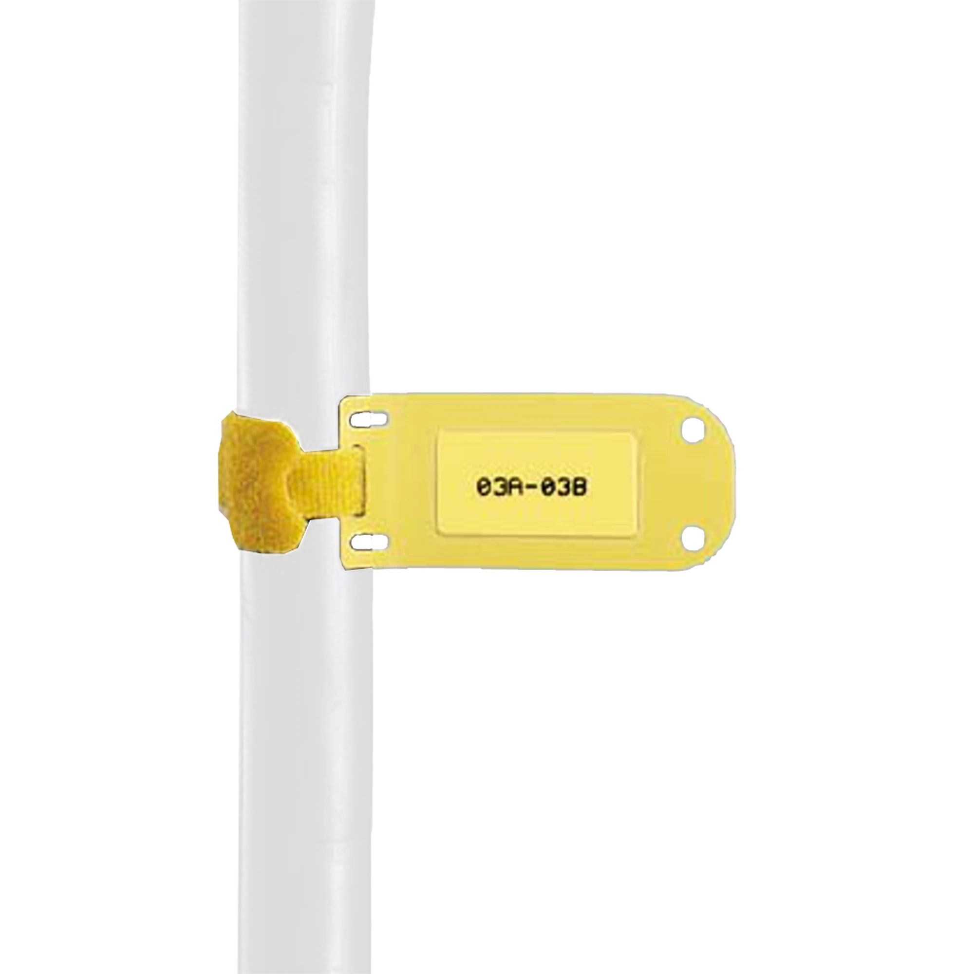 PAQUETE DE 25 MARCADORES DE IDENTIFICACIÓN AUTOLAMINADOS, DE 33.3 X 76.2 MM, USO INTERIOR/EXTERIOR, COLOR AMARILLO-Herramientas-PANDUIT-Bsai Seguridad & Controles