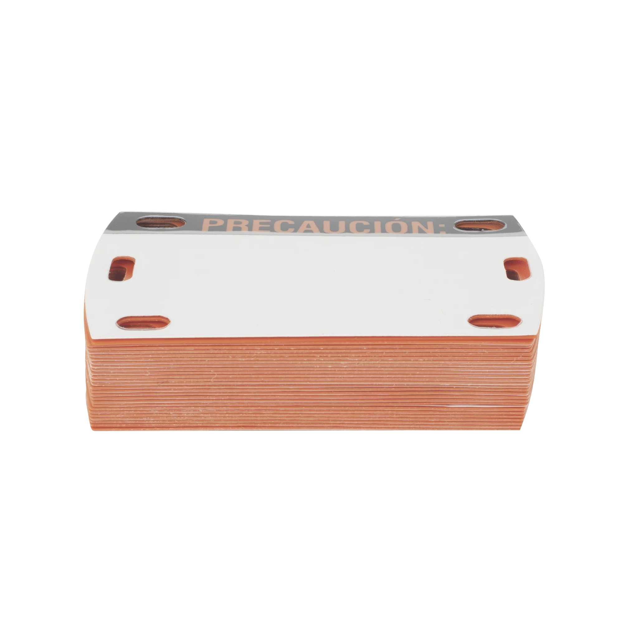 ETIQUETA AUTOLAMINADA PARA IDENTIFICACIÓN DE FIBRA OPTICA PAQUETE DE 25 PIEZAS, PARA USO INTERIOR/EXTERIOR, DIMENSIONES DE 90 X 50 MM, COLOR NEGRO CON NARANJA-Redes FTTH/PON-LINKEDPRO BY EPCOM-Bsai Seguridad & Controles