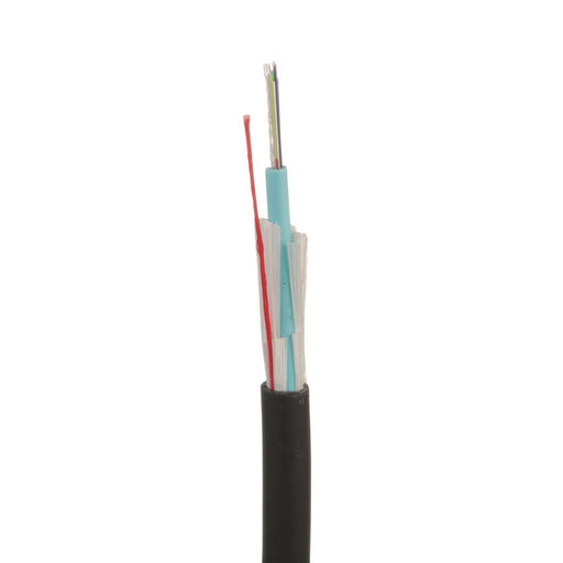 CABLE DE FIBRA ÓPTICA DE 12 HILOS, MULTIMODO OM4 50/125 OPTIMIZADA, INTERIOR/EXTERIOR, LOOSE TUBE 250UM, NO CONDUCTIVA (DIELÉCTRICA), OFNR (RISER), PRECIO POR METRO-Cable de Fibra Optica-PANDUIT-FOCRZ12Y-Bsai Seguridad & Controles