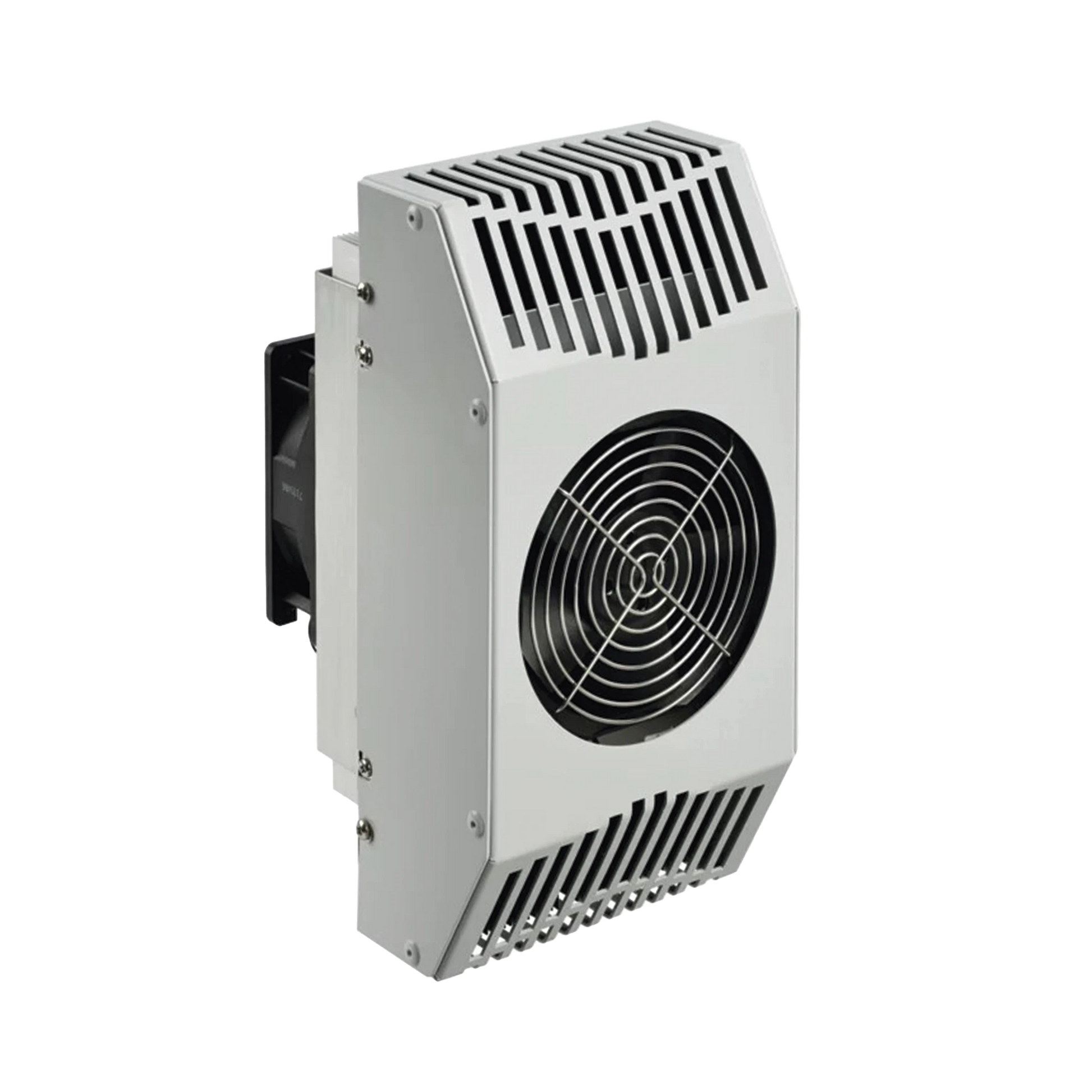 ENFRIADOR TERMOELÉCTRICO PARA INTERIOR/EXTERIOR, USO EN GABINETES DE TELECOMUNICACIONES, 321 BTU, 24 VCD, DE ACERO GALVANIZADO, COLOR GRIS-Racks y Gabinetes-HOFFMAN-Bsai Seguridad & Controles