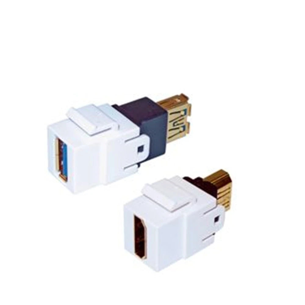 CONECTOR MULTIMEDIA KEYCONNECT HDMI 1.4 MODELO AX105345-EW CONECCION F/F CHAPADO EN ORO COMPATIBLE CON PLACAS KEYCONNECT-Cableado Estructurado-BELDEN-Bsai Seguridad & Controles
