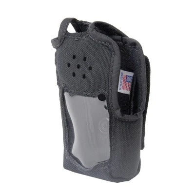 FUNDA DE NYLON, LAZO-CINTO, CAPUCHÓN CON BROCHES / BOTONES Y VISOR FRONTAL PARA IC-F50/F50V, IC-F60/F60V.-Accesorios para ICOM-BEE ELECTRONICS INC-Bsai Seguridad & Controles
