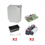 KIT DE OPERADORES SUBTERRANEOS FAAC S800 A 115V PARA PUERTAS ABATIBLES / PARA PUERTAS DE HASTA  2 METROS Y  800 KG