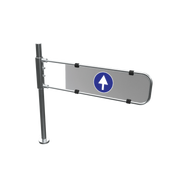 TORNIQUETE FLAG BIDIRECCCIONAL / ACTIVACION MANUAL / FABRICADO EN ACERO INOXIDABLE-Torniquetes y Puertas de Cortesía-CAME-Bsai Seguridad & Controles