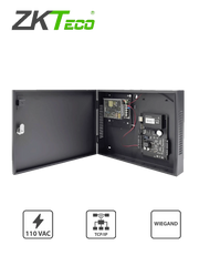 ZKTECO C3100B - CONTROL DE ACCESO PROFESIONAL PARA 1 PUERTA / GABINETE Y FUENTE / SIN BIOMETRÍA / FÁCIL ADMINISTRACIÓN CON SOFTWARE ZKACCESS 3.5-Paneles de Control-ZKTECO-Bsai Seguridad & Controles
