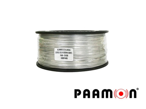 ALAMBRE DE ALUMINIO PAMON PAM-CAC600 PARA CERCA ELECTRIFICADA/ CALIBRE 14 / BOBINA DE 500MTS/ ALTA CONDUCTIVIDAD/ DIÁMETRO UNIFORME/ ANTI-OXIDANTE / FACIL MANEJO-Cercas Eléctricas-PAAMON-PAM-CAC600-Bsai Seguridad & Controles