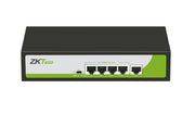 ZKTECO PE04155C - SWITCH DE 4 PUERTOS FAST ETHERNET POE AF - AT / 1 PUERTO RJ45 10/100M / POE+ HASTA 30W POR PUERTO / SOPORTA HASTA 250MTS SOBRE UTP CAT 6 / AUTOADAPTACIÓN MDI - MDIX / PROTECCIÓN CONTRA DESCARGAS / #FAVORITOS #ESM2024-Switches POE-ZKTECO-Bsai Seguridad & Controles