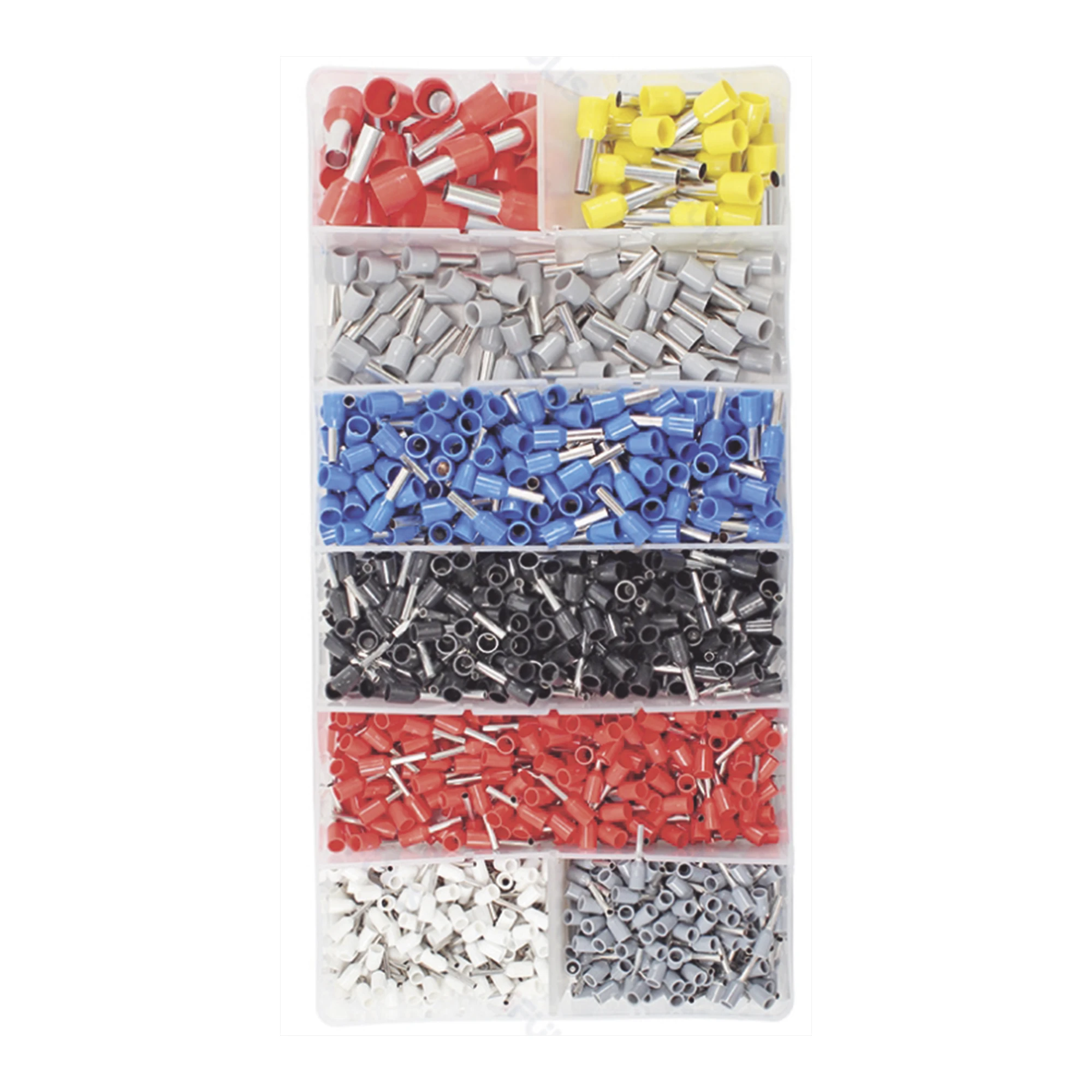 JUEGO DE 1200 TERMINALES TIPO CASQUILLO/FERUL PARA CABLE ELÉCTRICO 0.5 A 10.0 MM2.-Herramientas-EPCOM POWERLINE-Bsai Seguridad & Controles