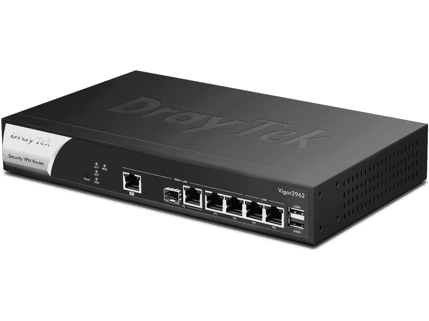 DRAYTEK VIGOR2962- RUTEADOR MULTI-WAN BALANCEADOR DE CARGAS/ IDEAL PARA PYMES/ HASTA 200 TÚNELES VPN/ 1 PUERTO WAN 2.5GB/ 1 PUERTO COMBO SFP & RJ45 WAN/ 2 PUERTOS INTERCAMBIABLES LAN & WAN GE/ 2 PUERTOS FIJOS LAN RJ45 GE/ FILTRADO DE CONTENIDO WEB-Ruteadores / Firewalls / Balanceadores de carga-DRAYTEK-Bsai Seguridad & Controles