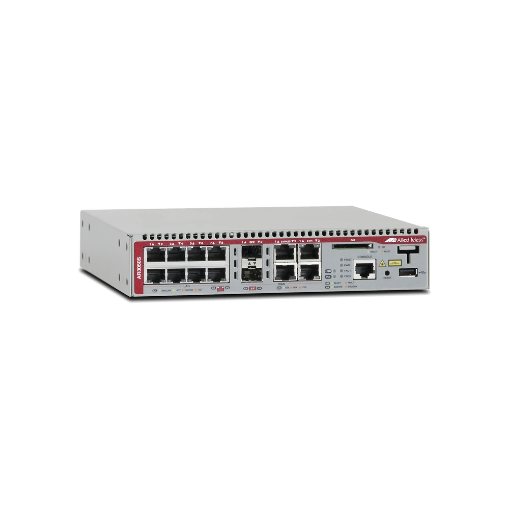 FIREWALL DE NUEVA GENERACIÓN & CONTROLADOR WIRELESS (AWC), CON 2 PUERTOS WAN GIGABIT COMBO + 8 PUERTOS LAN GIGABIT-Redes WiFi-ALLIED TELESIS-Bsai Seguridad & Controles