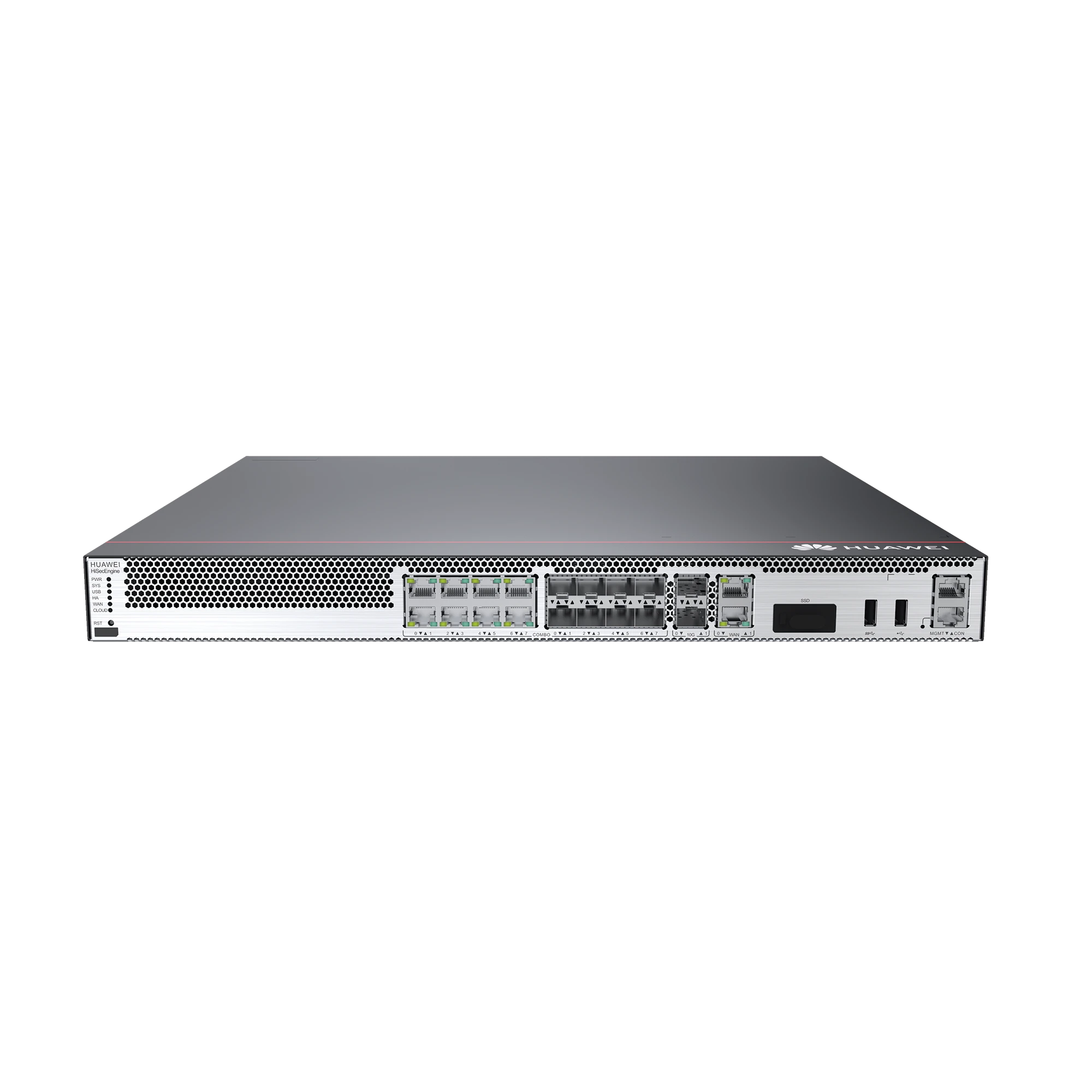 FIREWALL HUAWEI HISECENGINE DE 8 GBPS PARA EMPRESAS MEDIANAS. INCLUYE LICENCIAS POR 1 AÑO DE THREAT PROTECTION (AV, IPS, URL) Y ADMINISTRACIÓN POR NUBE-Networking-HUAWEI-Bsai Seguridad & Controles