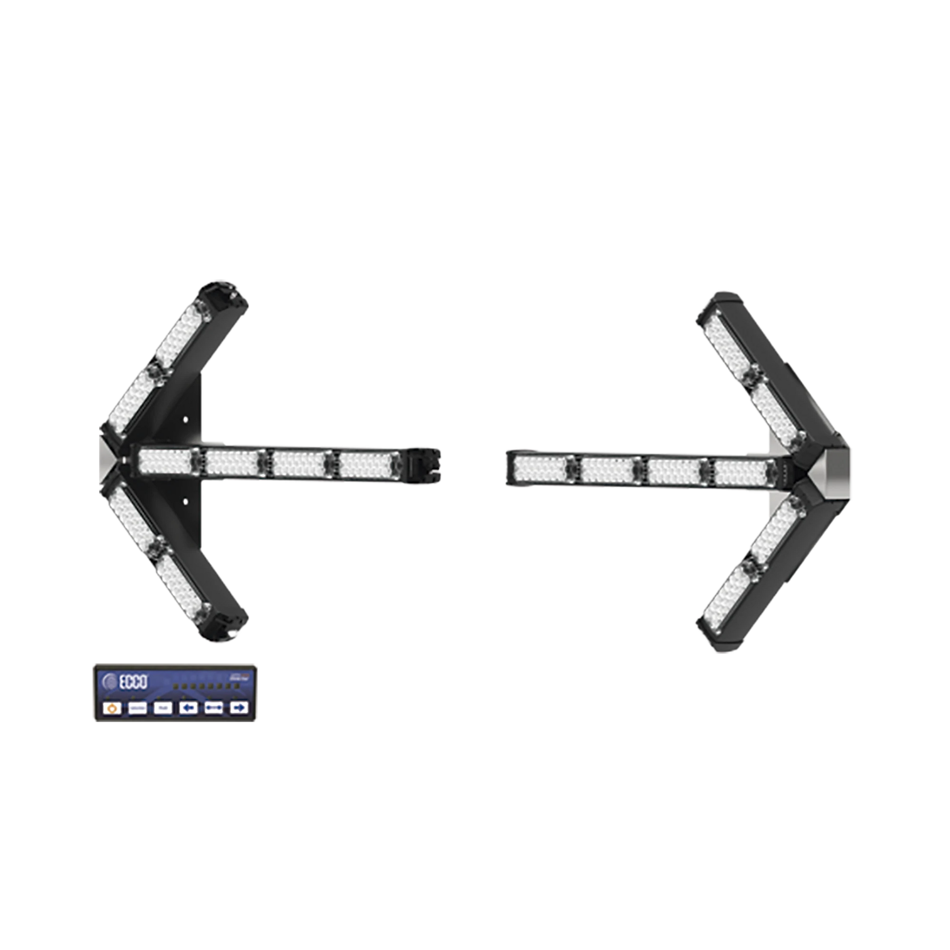 FLECHAS SEPARADAS DIRECTORAS DE TRÁFICO LED DE 28 PULGADAS EN COLOR ÁMBAR.-Acceso Vehicular-ECCO-Bsai Seguridad & Controles