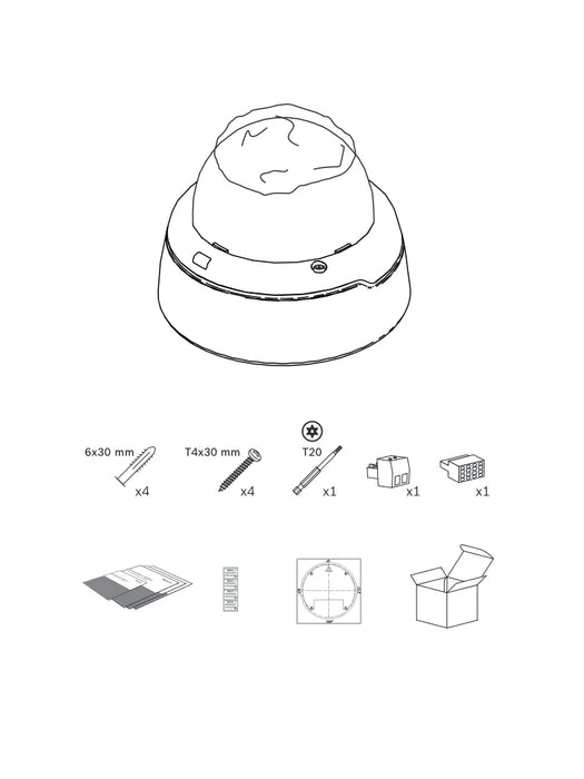 BOSCH V_NDI4512A- DOMO FIJO 2MP HDR 3-9MM / FLEXIDOME IP 4000I-Domo-BOSCH-RBM0040035-Bsai Seguridad & Controles