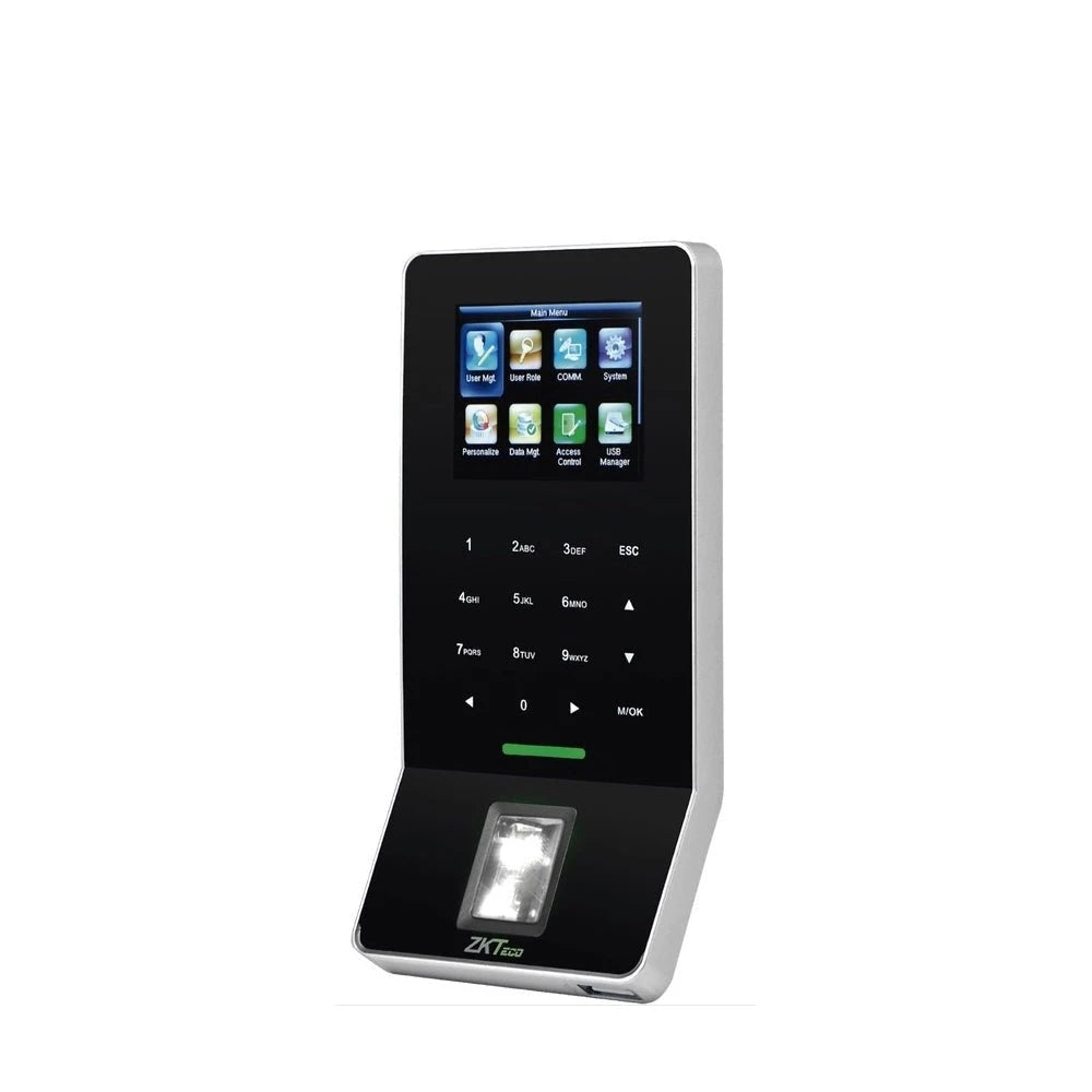 CONTROL DE ACCESO AVANZADO Y ASISTENCIA ZKTECO F22NEGRO BIOMETRICO SILKID 3000HUELLAS/30,000REGISTROS TCP/IP/RS485/USBHOST/WIFI INOUTWG COMPATIBLE CON LECTORA FR1200/FR1500/FR1500WP-Lectoras y Tarjetas-ZKTECO-Bsai Seguridad & Controles