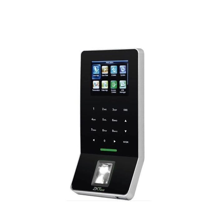 CONTROL DE ACCESO AVANZADO Y ASISTENCIA ZKTECO F22NEGRO BIOMETRICO SILKID 3000HUELLAS/30,000REGISTROS TCP/IP/RS485/USBHOST/WIFI INOUTWG COMPATIBLE CON LECTORA FR1200/FR1500/FR1500WP-Lectoras y Tarjetas-ZKTECO-F22/ID/ADMS-Bsai Seguridad & Controles