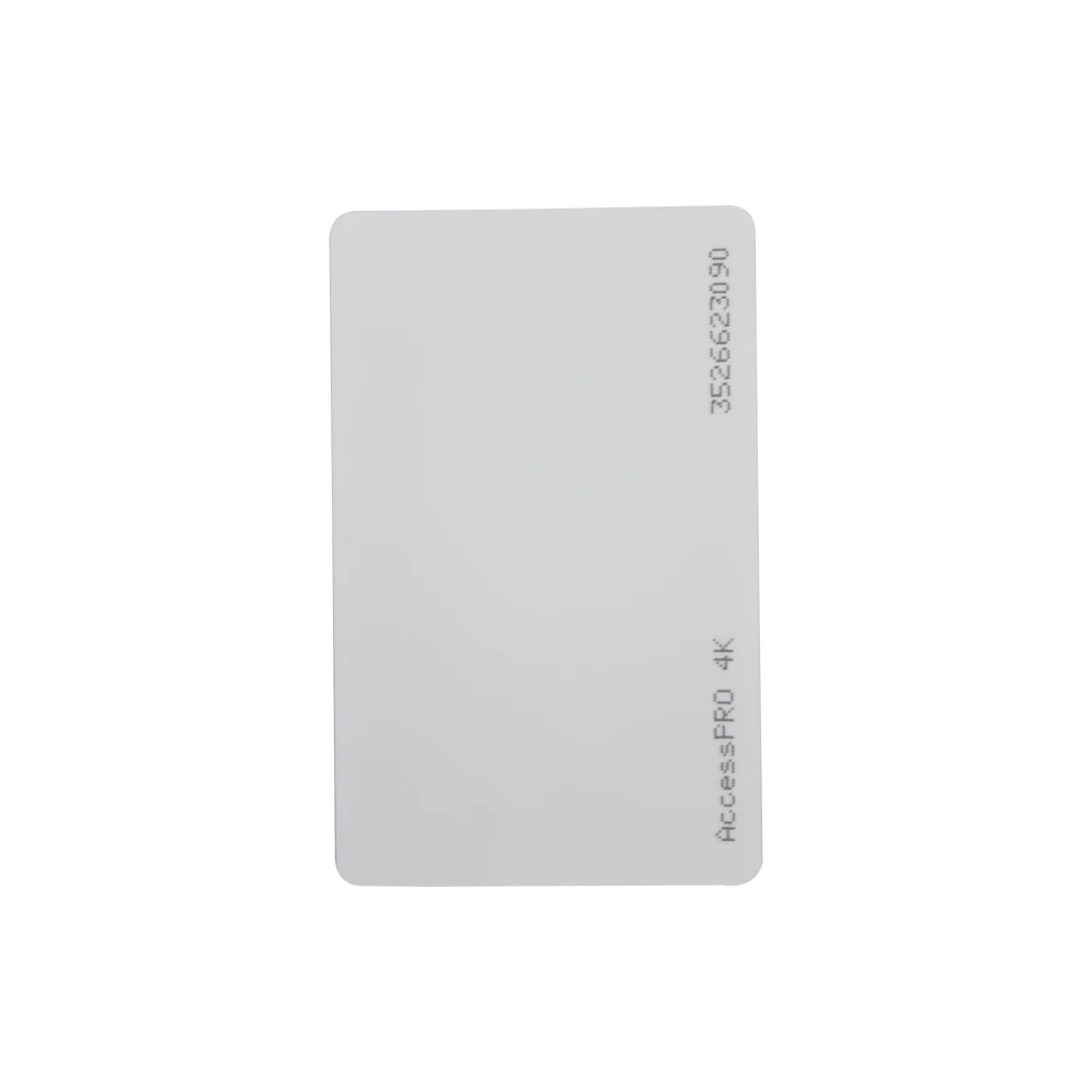 TARJETA MIFARE CLASSIC / TIPO ISO CARD / MEMORIA 4KB / IMPRIMIBLE / FRECUENCIA 13.56 MHZ-Cerraduras Digitales-ACCESSPRO-Bsai Seguridad & Controles