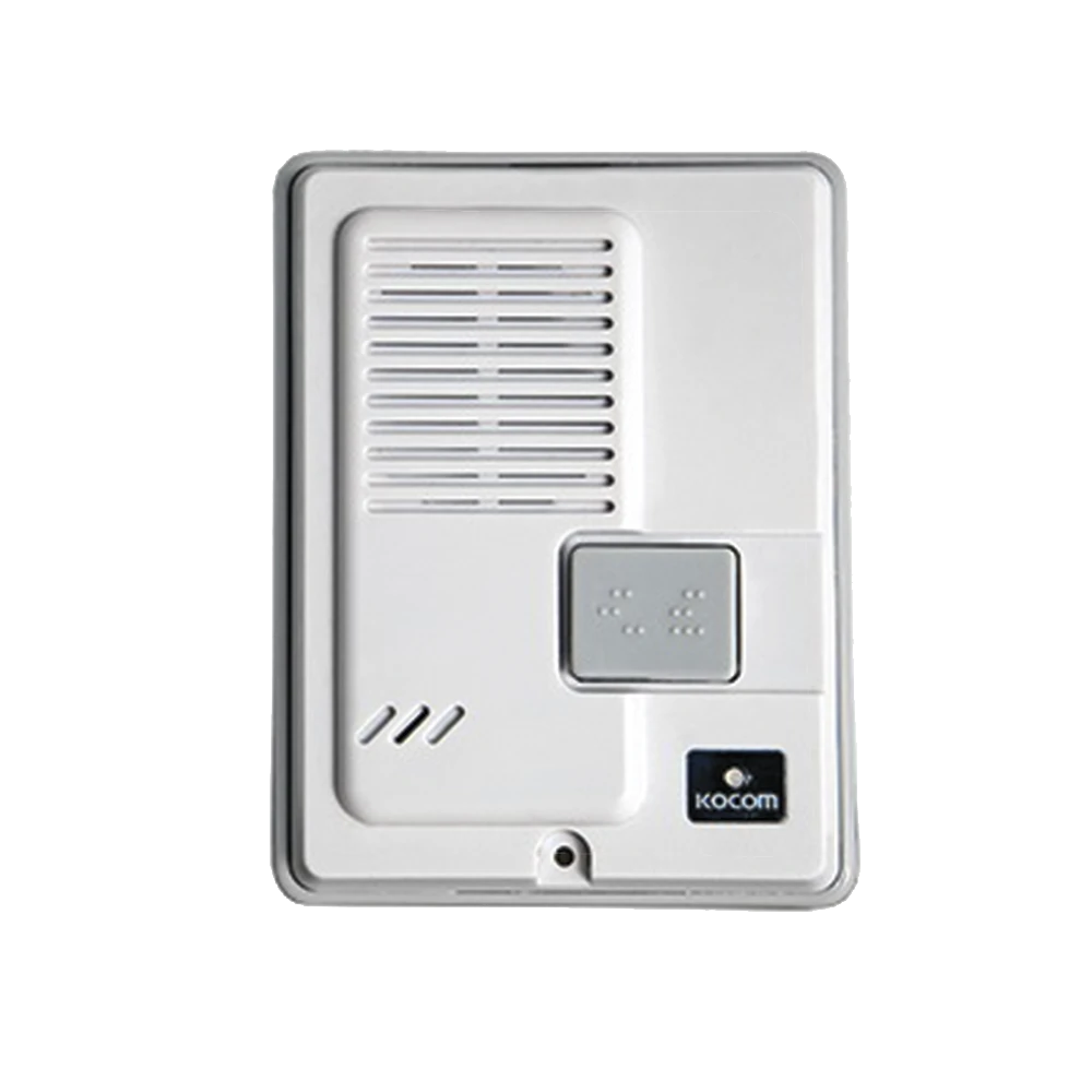 FRENTE DE CALLE DE PLÁSTICO PARA USO CON EL SISTEMA INTERCOMUNICADOR KIP611PG-Audio Porteros-KOCOM-Bsai Seguridad & Controles