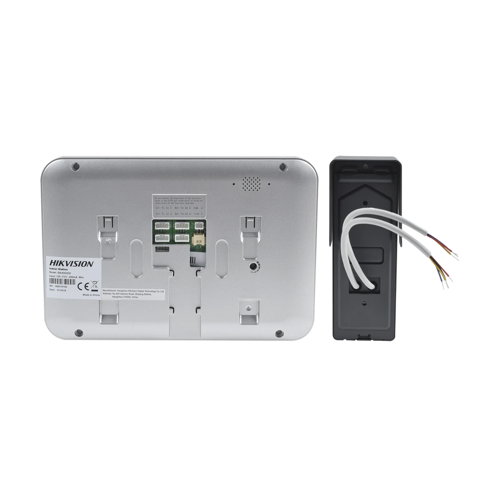 KIT DE VIDEOPORTERO ANALÓGICO CON PANTALLA LCD A COLOR DE 7" / FRENTE DE CALLE PARA EXTERIOR IP65-Videoporteros e Interfonos-HIKVISION-Bsai Seguridad & Controles
