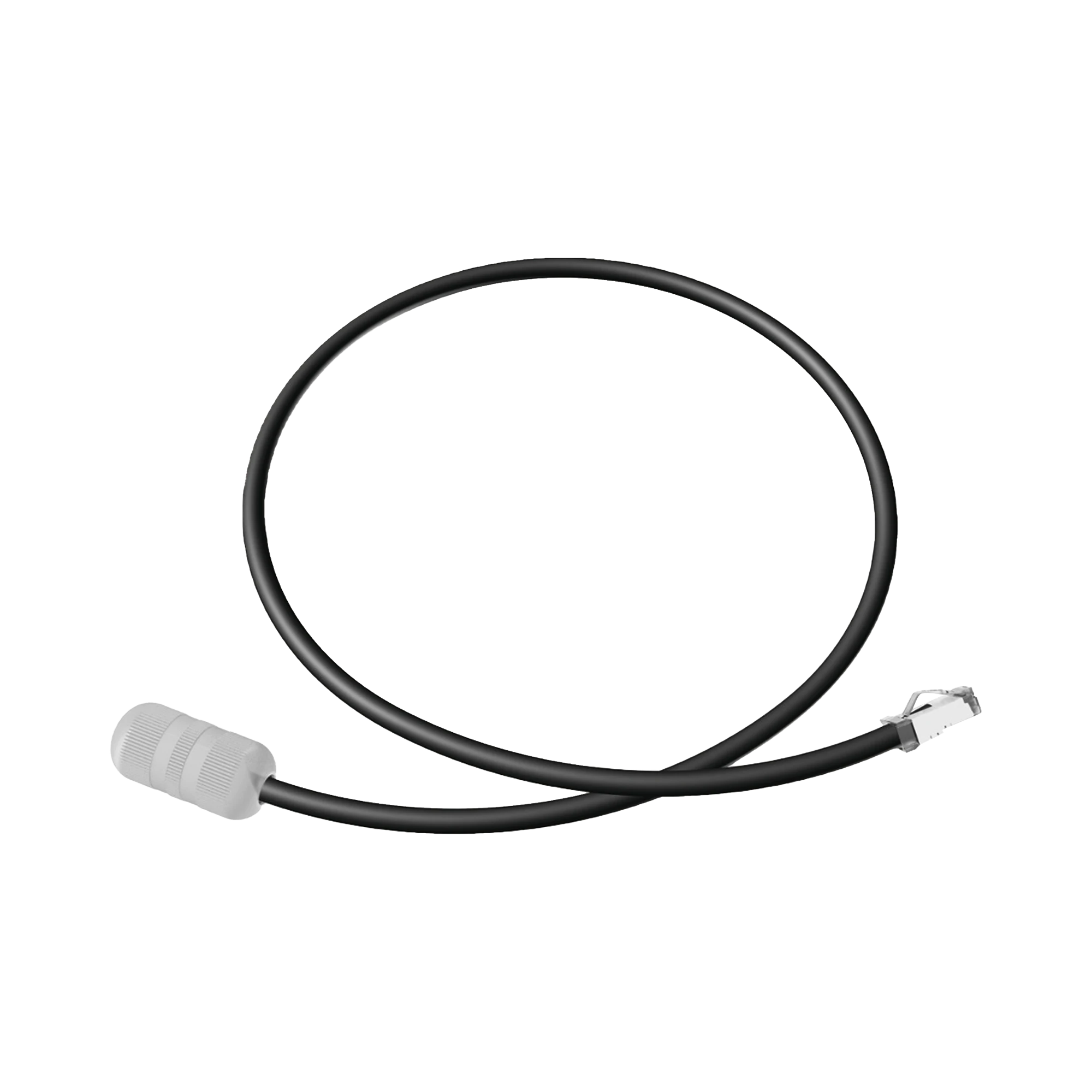 CABLE DE CONEXIÓN EN CAMPO JACK A PLUG RJ45 DE USO EXTERIOR, CATEGORÍA 6A, BLINDADO (S/FTP), 1 METRO, COLOR NEGRO-Patch Cords-PANDUIT-Bsai Seguridad & Controles