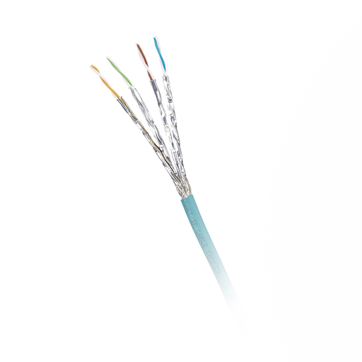 BOBINA DE CABLE BLINDADO S/FTP, CAT6A, USO INDUSTRIAL, MULTIFILAR (FLEXIBLE), COLOR AZUL CERCETA, BOBINA DE 500M-Cableado-PANDUIT-Bsai Seguridad & Controles