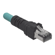CABLE DE CONEXIÓN INDUSTRIALNET CAT5E, DE M12 D-CODE MACHO A PLUG RJ45, BLINDADO S/FTP, FORRO TPO, COLOR AZUL CERCETA, 5 METROS-Patch Cords-PANDUIT-Bsai Seguridad & Controles