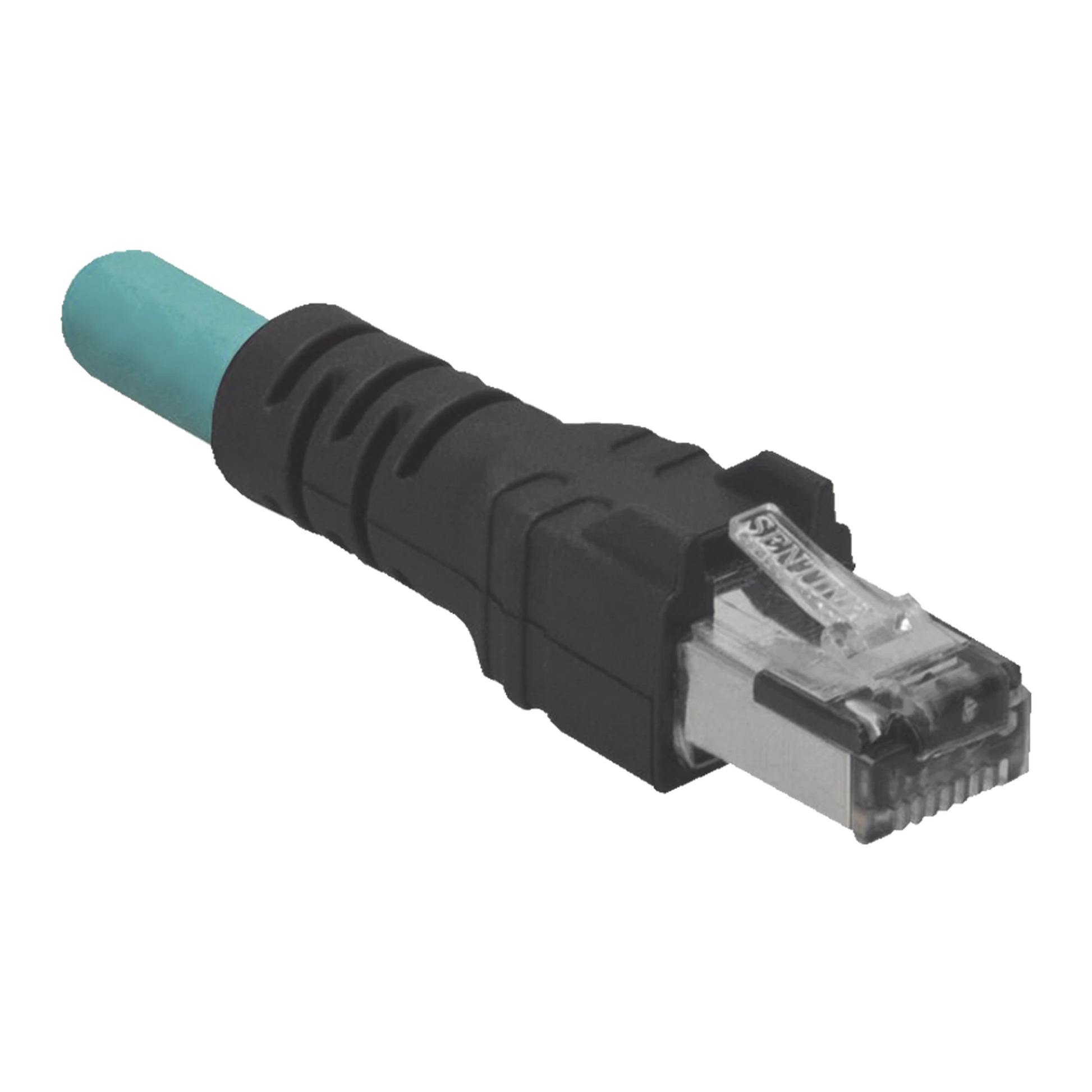 CABLE DE CONEXIÓN INDUSTRIALNET CAT5E, DE M12 D-CODE MACHO A PLUG RJ45, BLINDADO S/FTP, FORRO TPO, COLOR AZUL CERCETA, 5 METROS-Patch Cords-PANDUIT-Bsai Seguridad & Controles