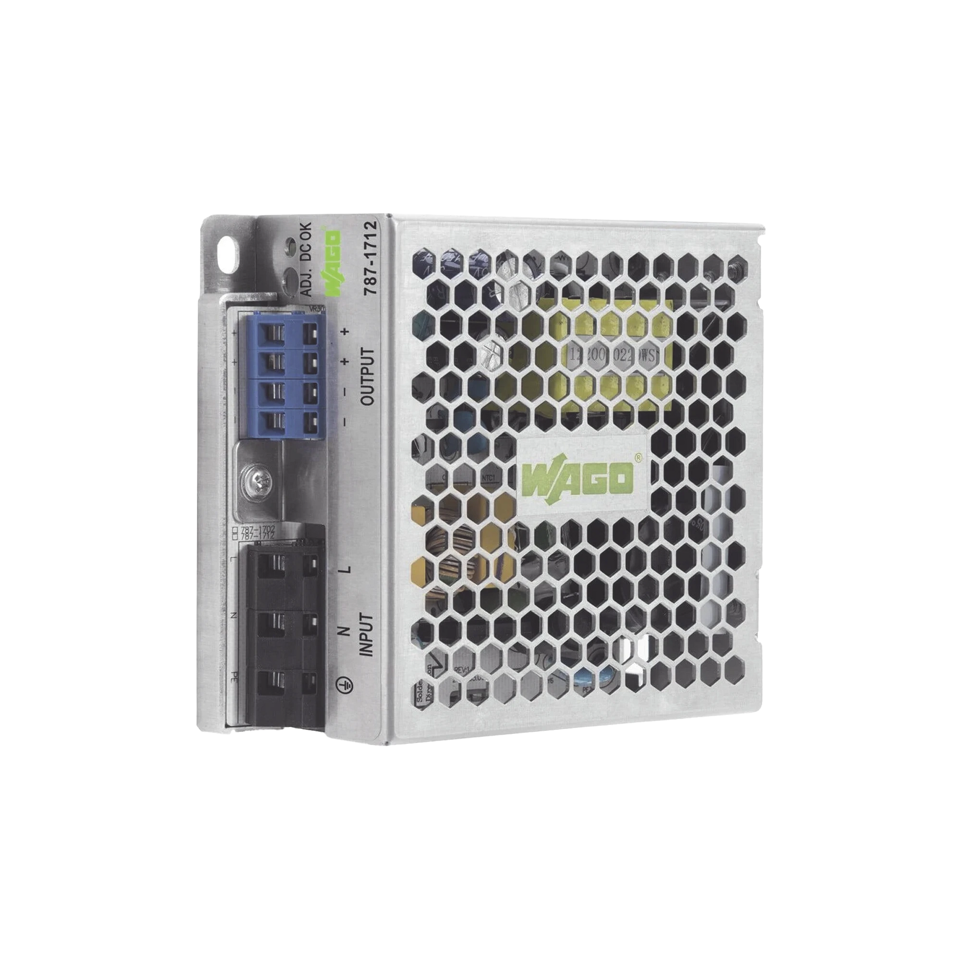 FUENTE DE ALIMENTACIÓN CON SINCRONIZACIÓN PRIMARIA; ECO; MONOFÁSICO; TENSIÓN DE SALIDA 24V DC; CORRIENTE DE SALIDA 2,5A; DC-OK LED-Accesorios-WAGO-Bsai Seguridad & Controles