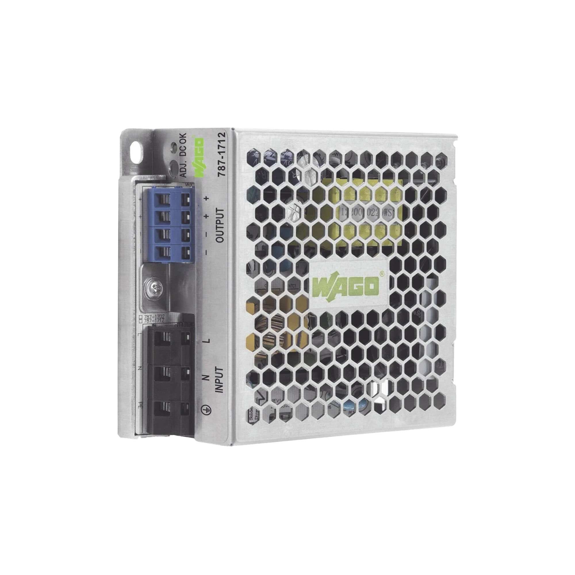 FUENTE DE ALIMENTACIÓN CON SINCRONIZACIÓN PRIMARIA; ECO; MONOFÁSICO; TENSIÓN DE SALIDA 24V DC; CORRIENTE DE SALIDA 2,5A; DC-OK LED-Accesorios-WAGO-Bsai Seguridad & Controles