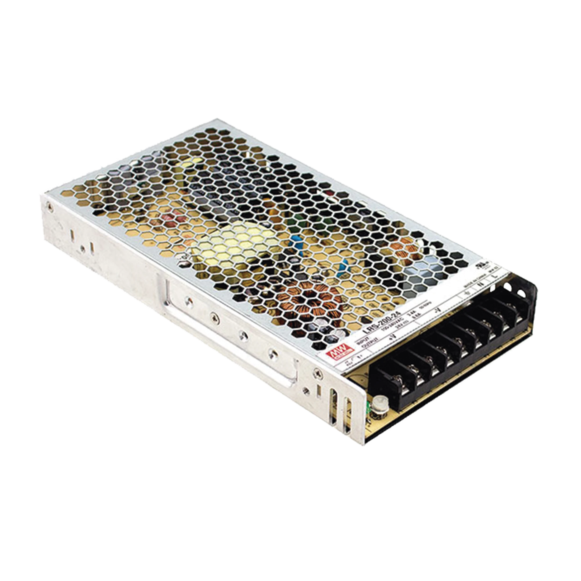 FUENTE DE ALIMENTACIÓN INTERNA 200W DE POTENCIA, 5VCC, 40A-Energía-MEANWELL-Bsai Seguridad & Controles